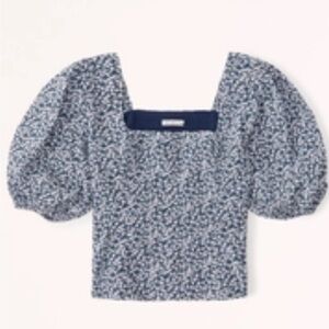 A&F | Floral Puff Sleeve Top